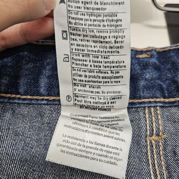 Carhartt Men's Work Fire Resistant Jeans CAT 2 Original Fit 46/32 Carpenter - Picture 16 of 16